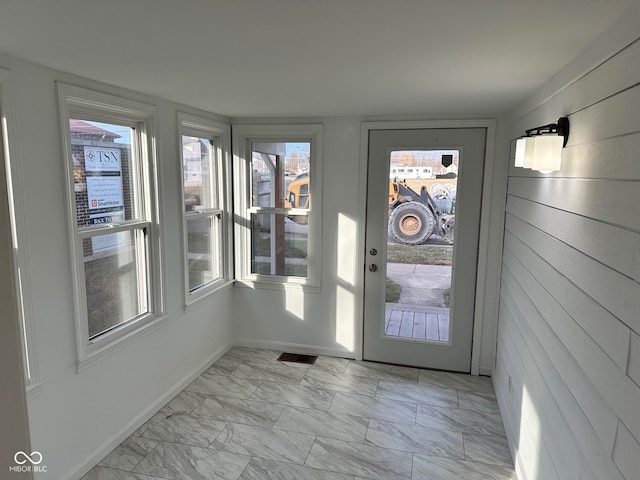 entryway with a wealth of natural light