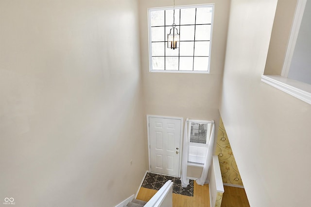 interior space featuring hardwood / wood-style flooring