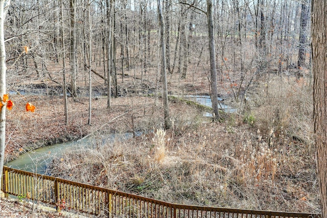 exterior space featuring a water view