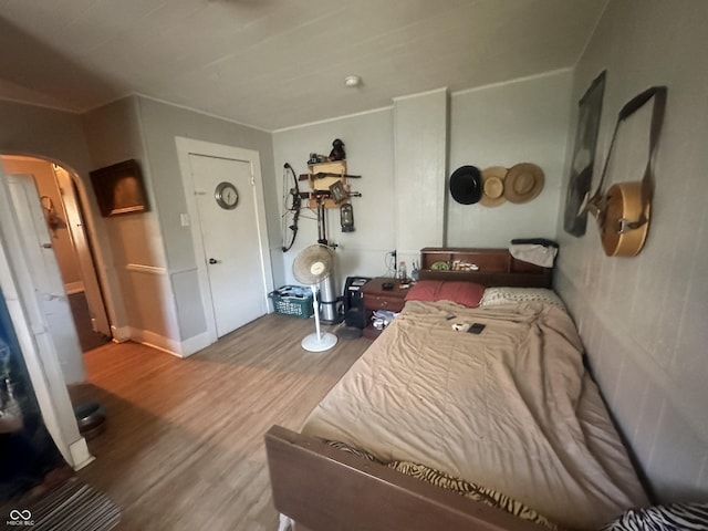 living room featuring hardwood / wood-style floors