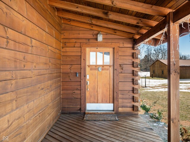 view of entrance to property