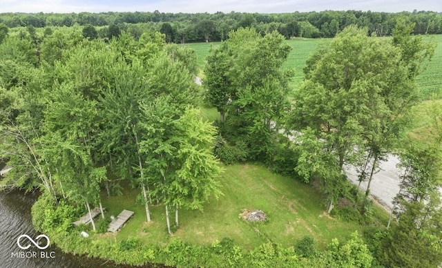 4210 S County Road 400 E, North Vernon, IN 47265 - aerial view of sparsely populated area with a nearby body of water