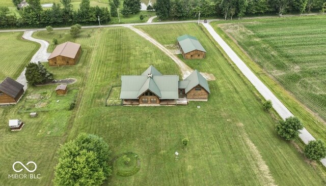 4210 S County Road 400 E, North Vernon, IN 47265 - aerial view of property's location with rural landscape