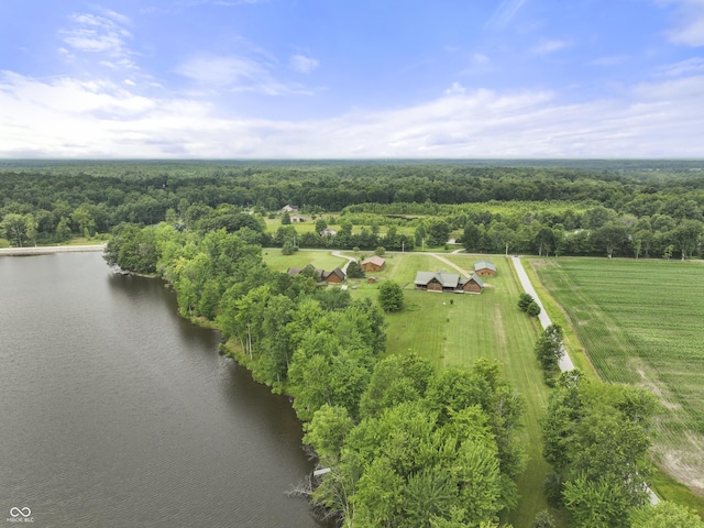 4210 S County Road 400 E, North Vernon, IN 47265 - view of rural area with a forest and a large body of water