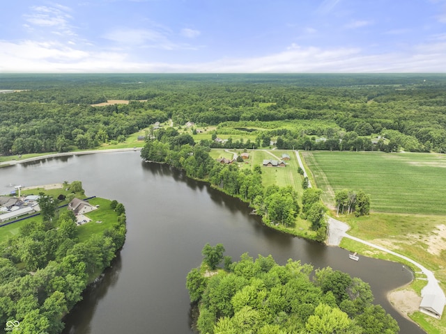 4210 S County Road 400 E, North Vernon, IN 47265 - aerial view of a heavily wooded area