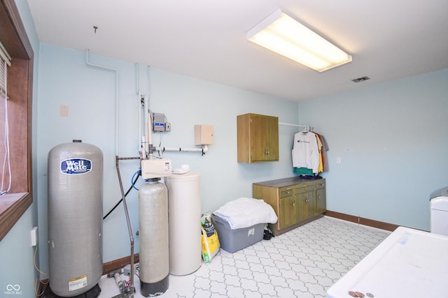 laundry room with cabinets