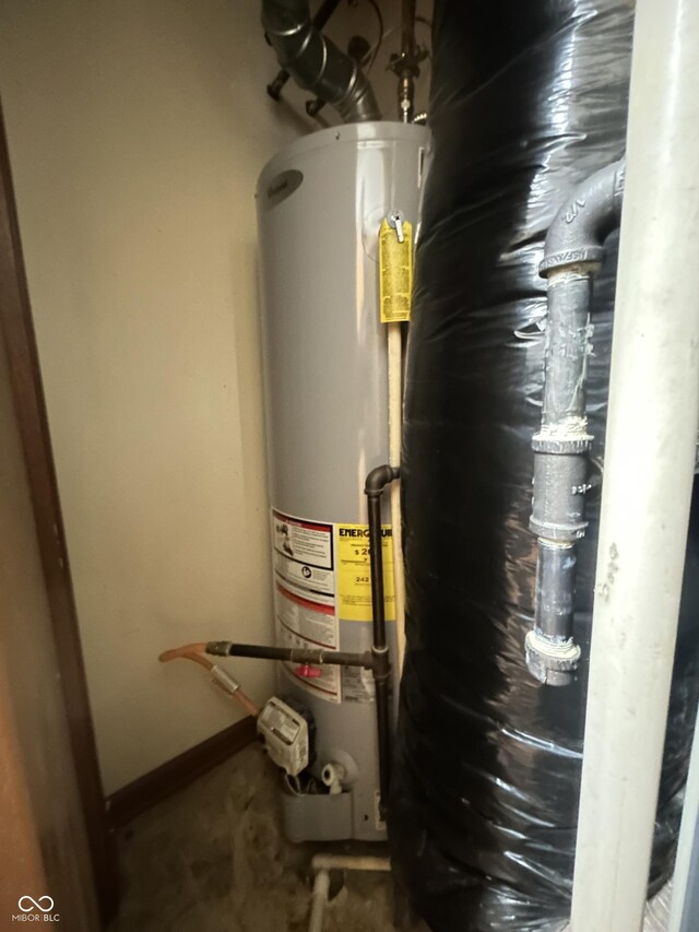12216 Laurelwood Ct, Indianapolis, IN 46236 - utilities featuring gas water heater