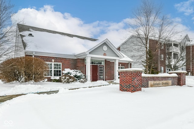 view of front of home