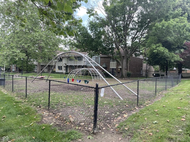 8021 E 20th St, Indianapolis, IN 46219 - view of community with a playground