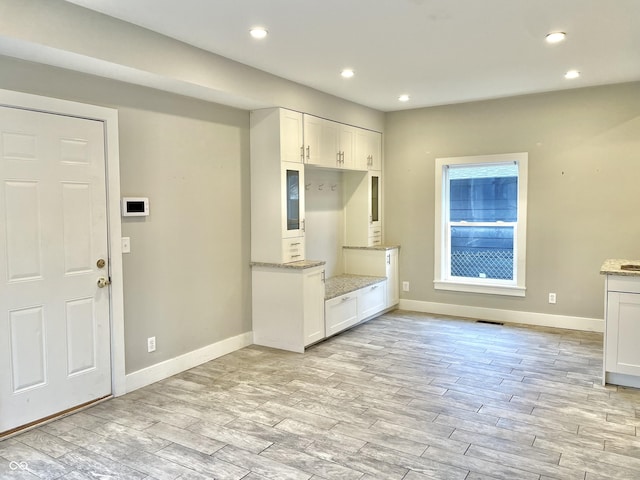 mudroom featuring light wood-type flooring