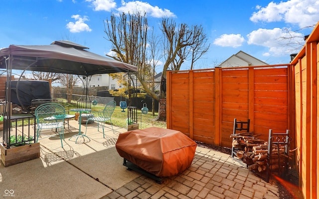 view of patio / terrace with grilling area