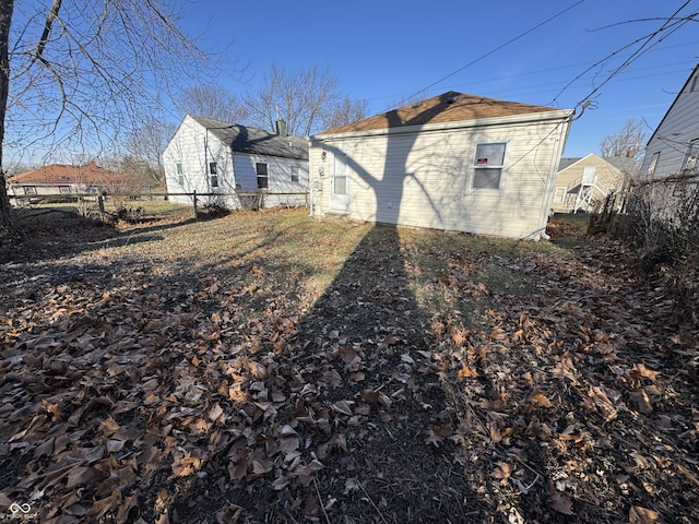 view of rear view of house