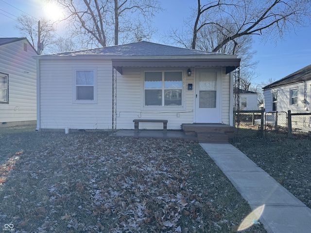 view of front of property