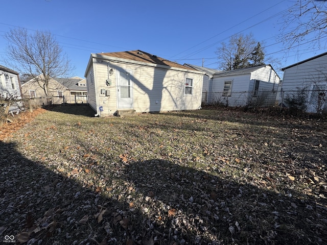 view of back of property