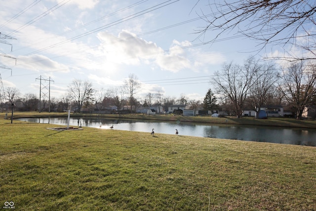 property view of water