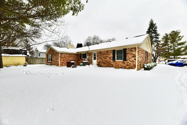 view of ranch-style home