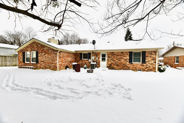 view of front of home