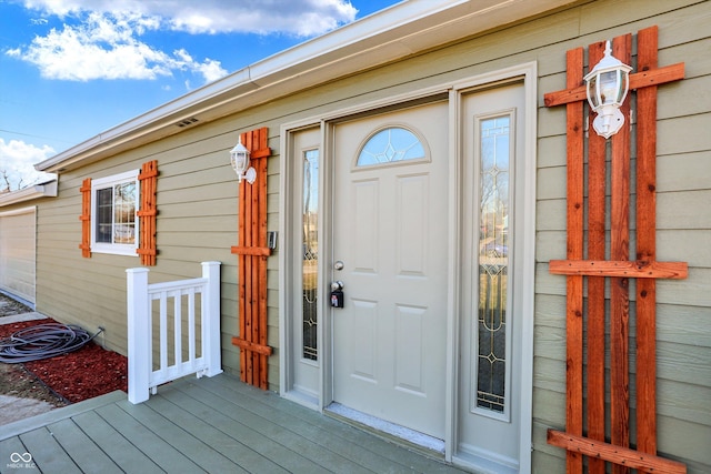 view of property entrance