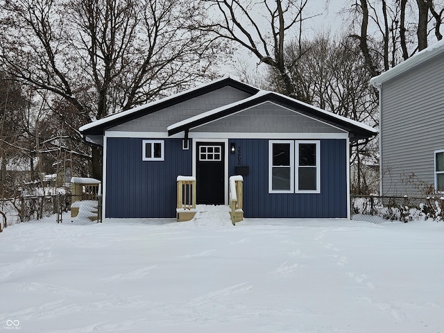 view of front of home