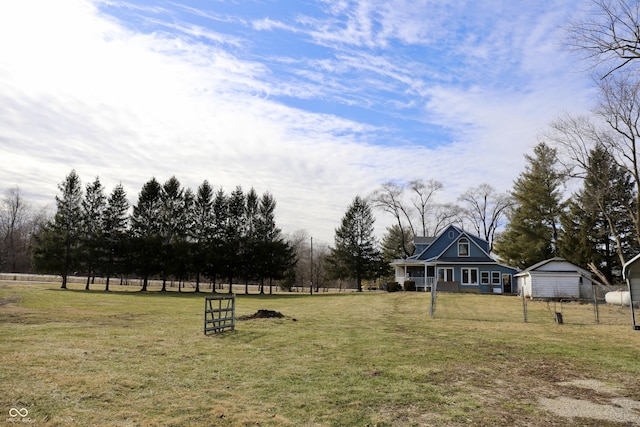 view of yard