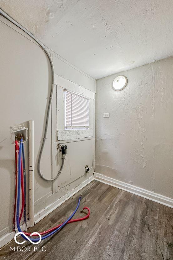 interior space with wood-type flooring