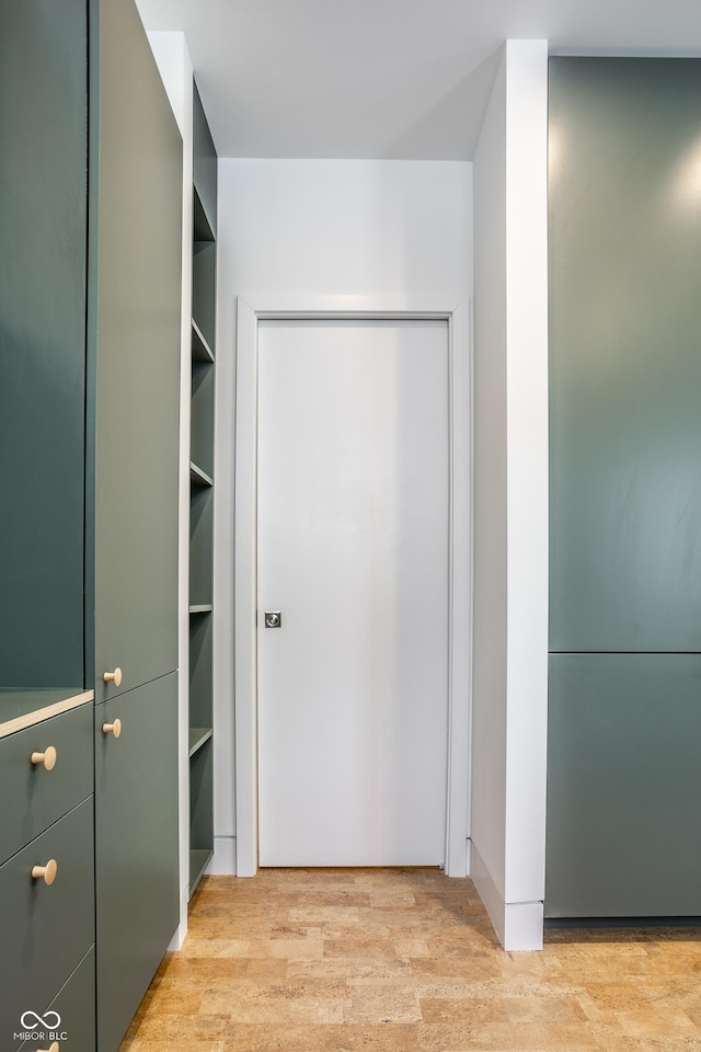 interior space featuring light hardwood / wood-style floors