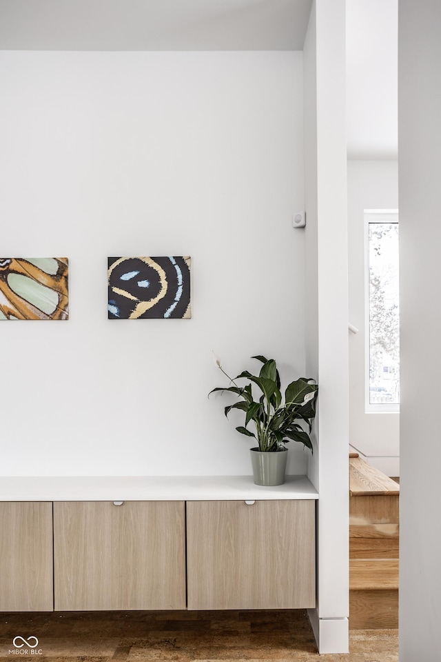 room details featuring hardwood / wood-style floors