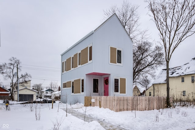 view of front of home