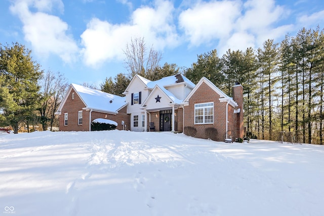 view of front of property