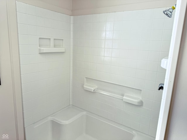 bathroom with a shower