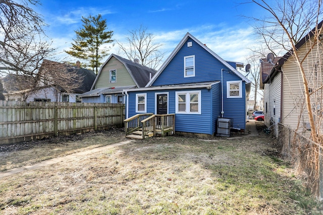 view of rear view of property