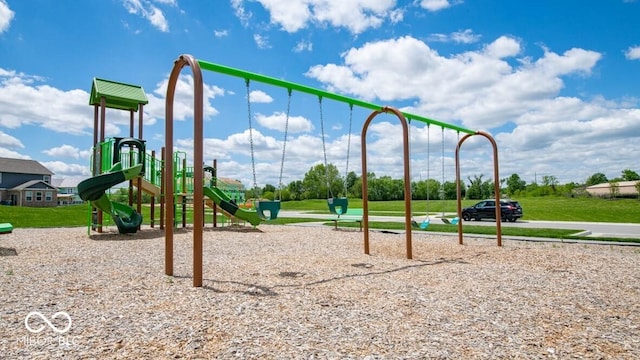 view of play area