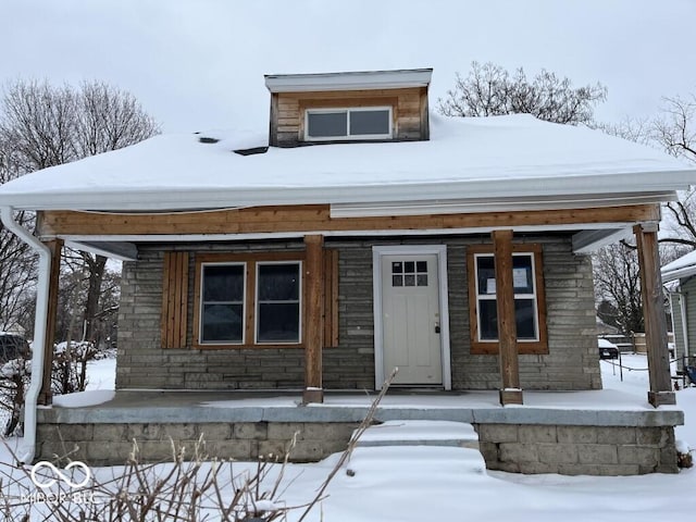 view of front of home