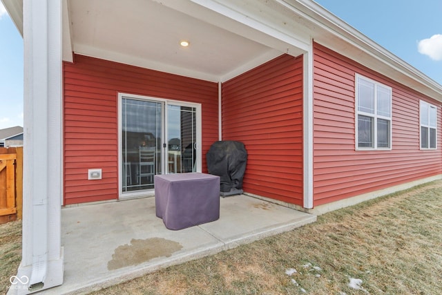 view of patio / terrace with grilling area