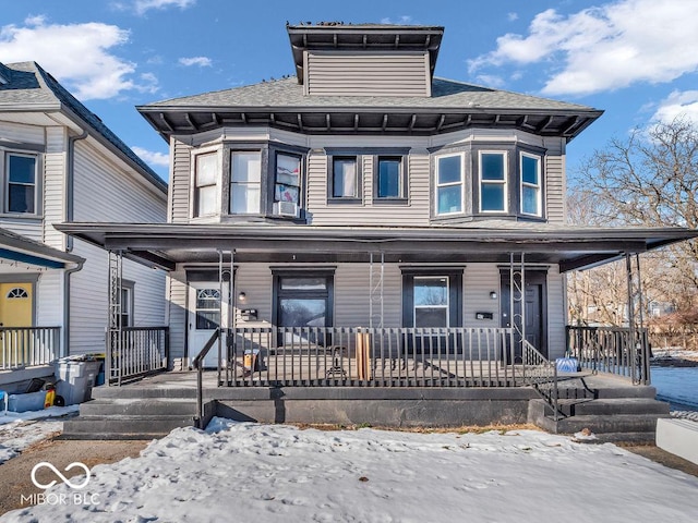 view of front of house with a porch