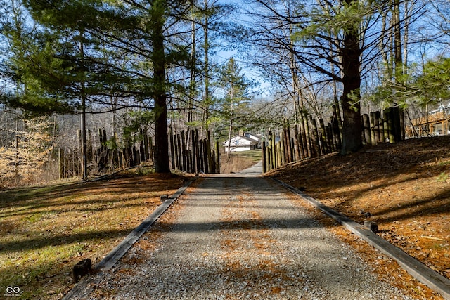 view of road