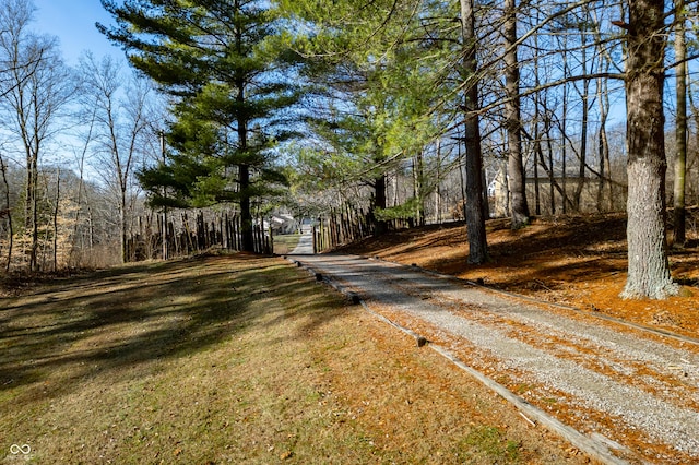 view of road