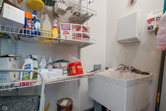 pantry featuring sink