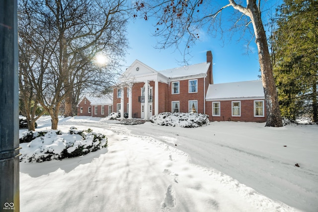 view of neoclassical / greek revival house