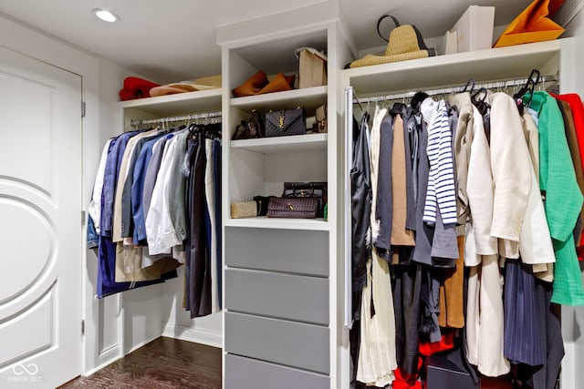 view of closet