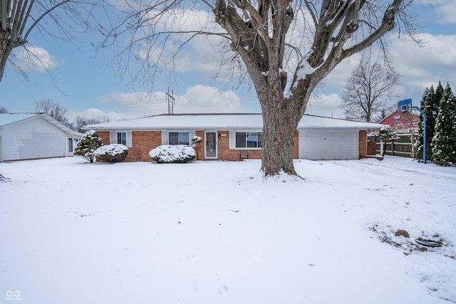 view of ranch-style home