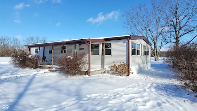 view of manufactured / mobile home