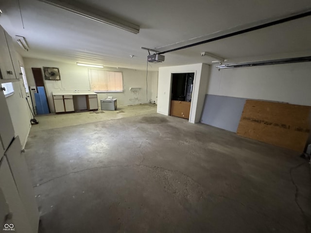 view of basement