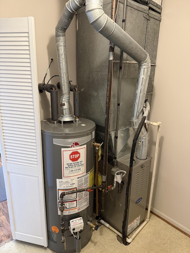 utilities with water heater