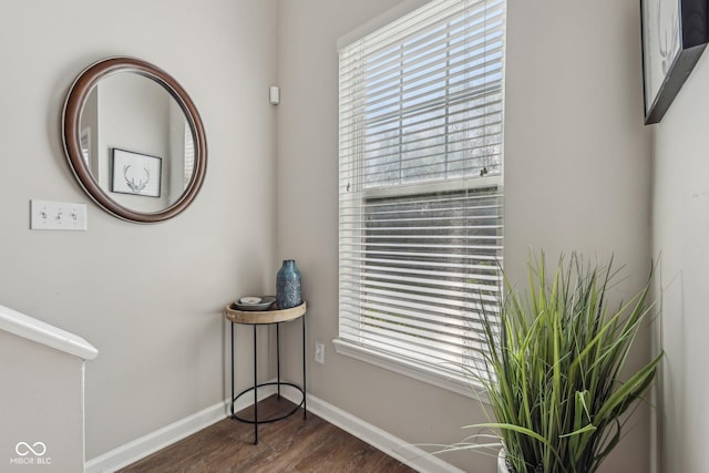 6595 Reserve Dr, Indianapolis, IN 46220 - detailed view of wood finished floors and baseboards
