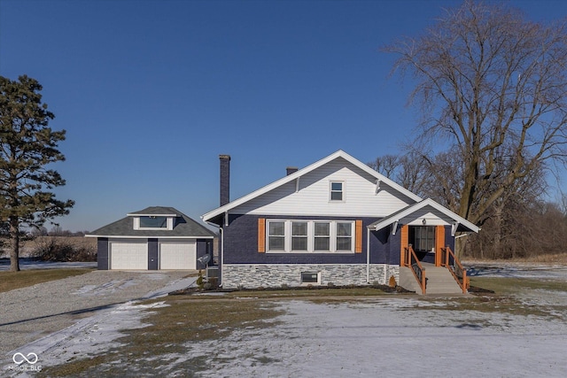 view of front of property