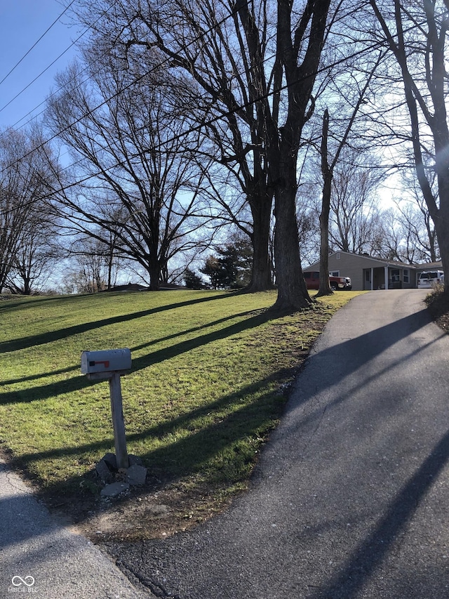 view of road