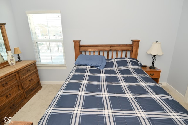 bedroom with carpet flooring