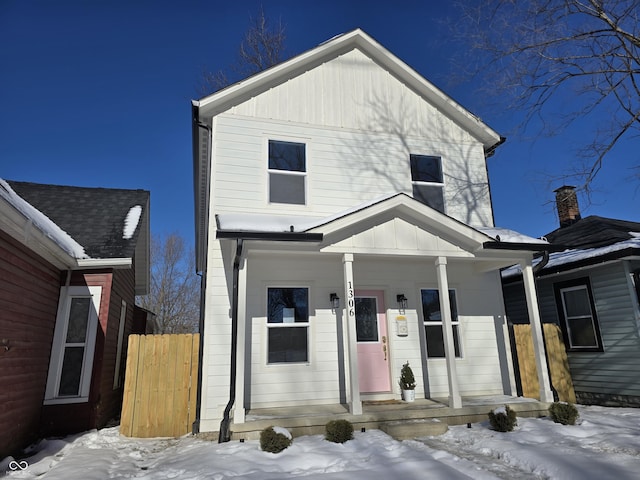 view of front of home