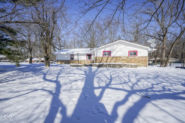 view of front of home